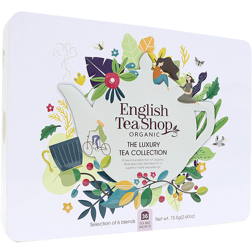 English Tea Shop Luxury Gift Tin White