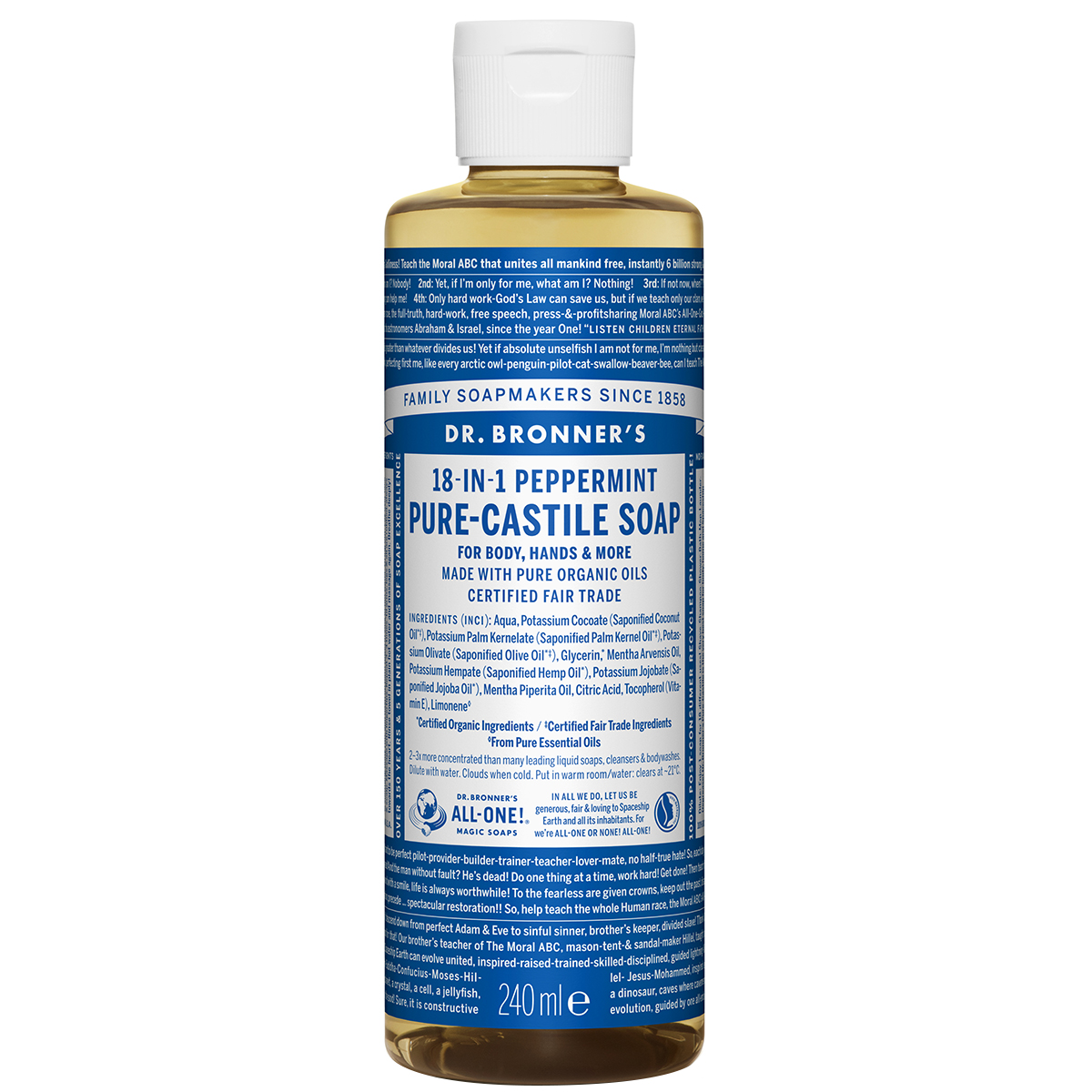 Magic Soaps Peppermint,  240 ml Dr. Bronner's Bad-  Duschcreme