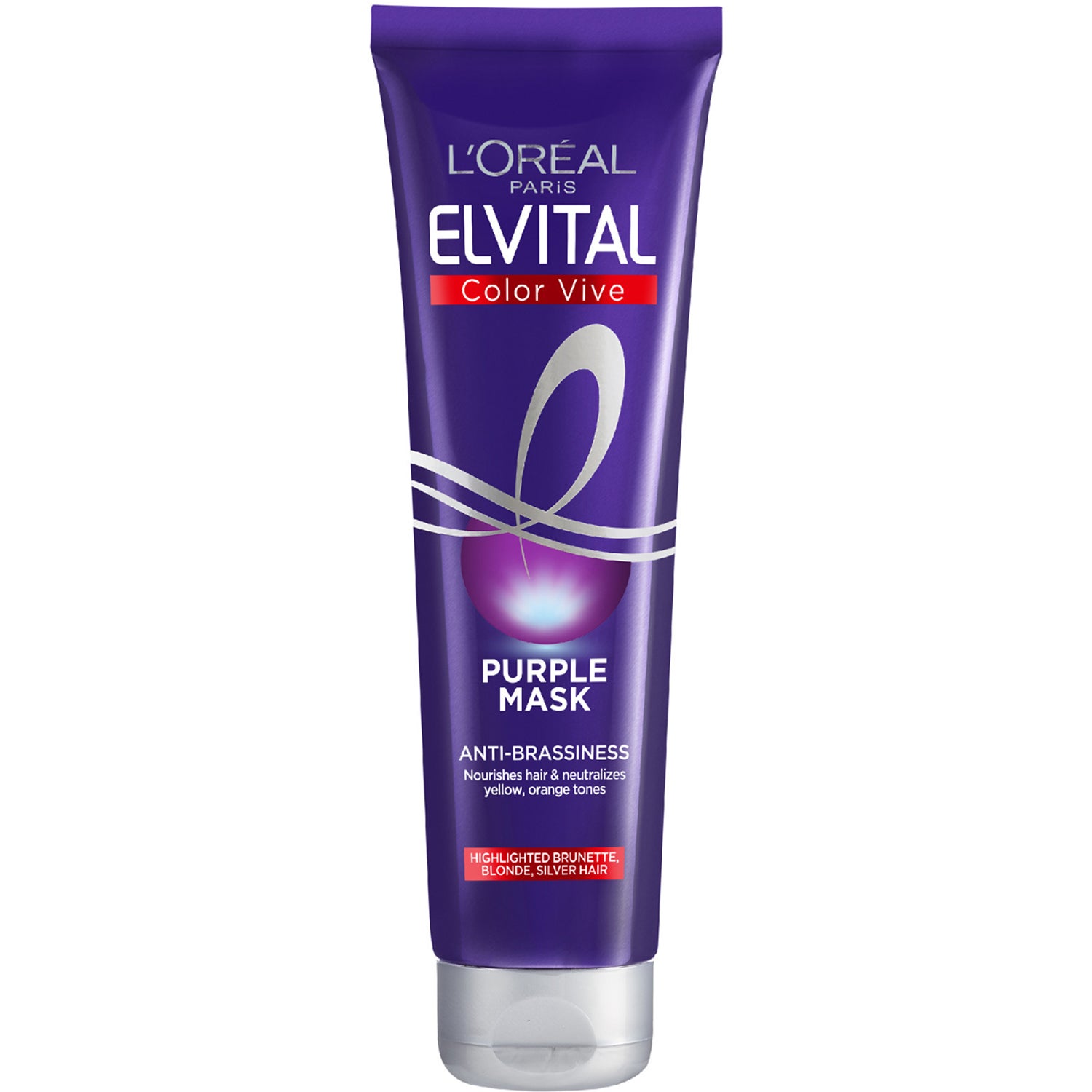 L'Oréal Paris Elvital Color Vive Purple Mask Anti-Brassiness - 150 ml