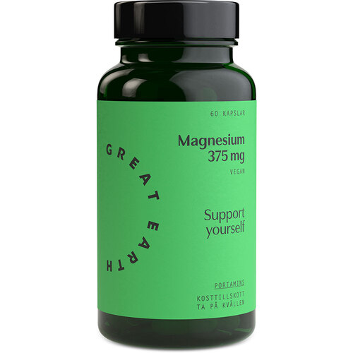 Great Earth Magnesium 375 mg kaps