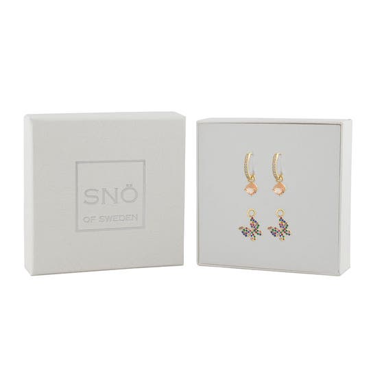 Mix set butterfly gold/mix champagne