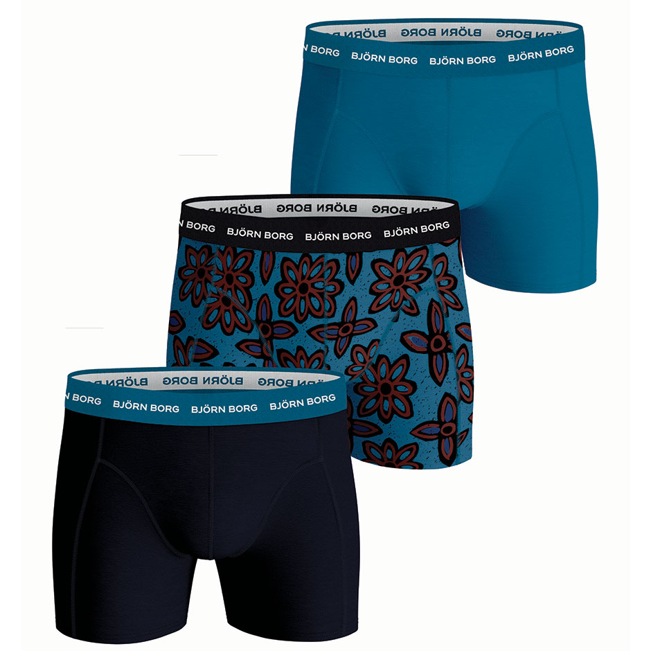 Xmas Cotton Stretch Boxer 3p