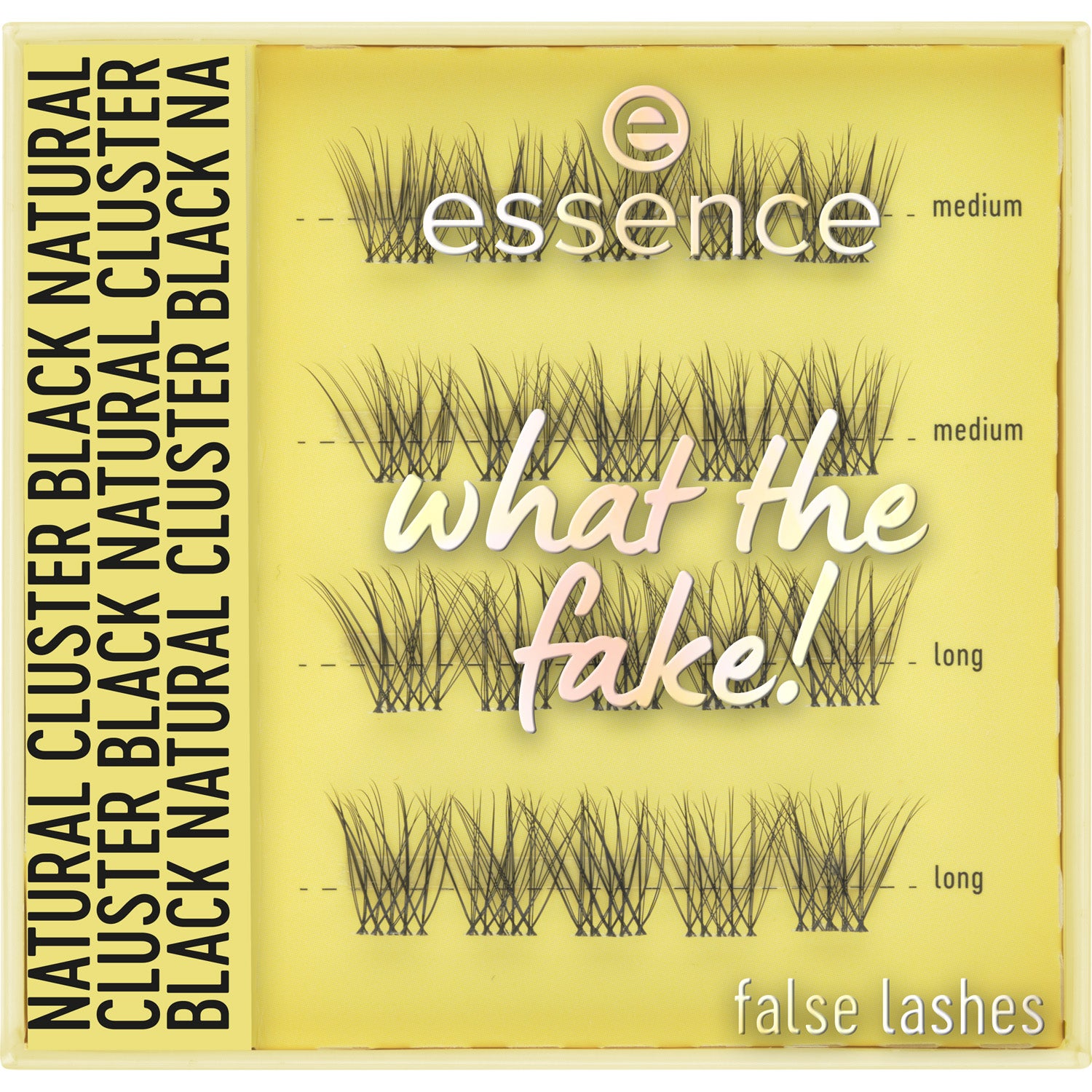 essence What The Fake! False Lashes 06 Natural Cluster Black - 1 g