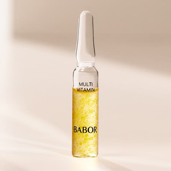 Babor Ampoule Multi Vitamin 14 ml multivitamin babor ampuller behandling med gult vitaminserum i en glasampull