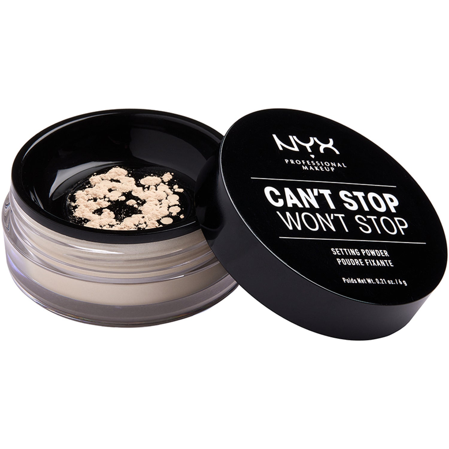 NYX Professional Makeup Can't Stop Won't Stop Setting Powder Light - 6 g