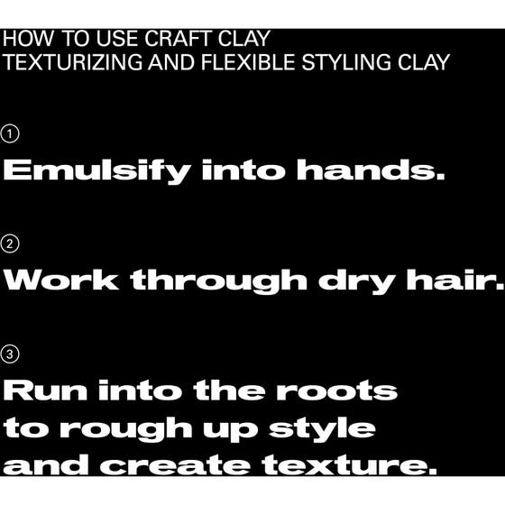 Craft Clay Texturizing & Flexible Styling Clay