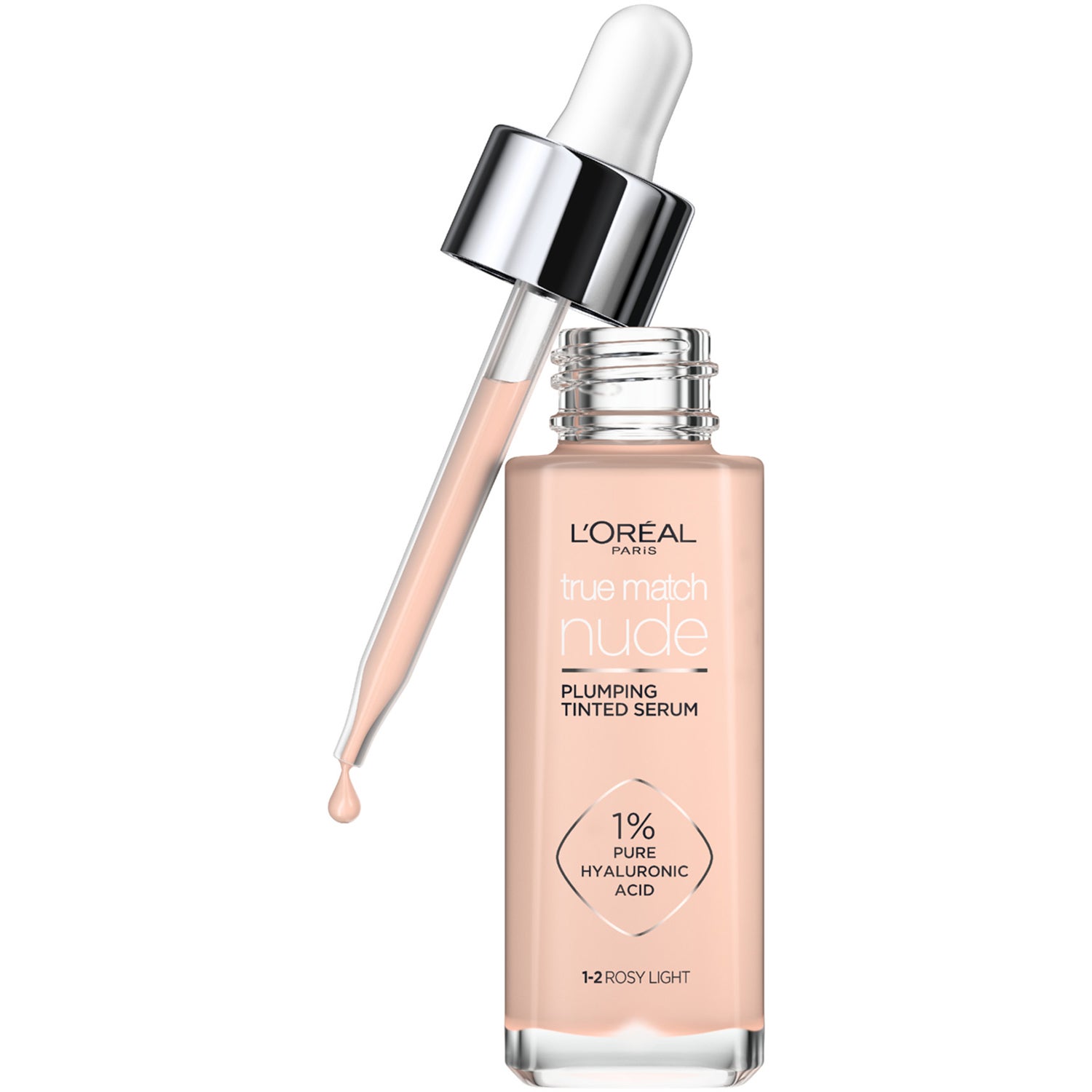 L'Oréal Paris True Match Nude Plumping Tinted Serum Rosy Light 1-2 - 30 ml