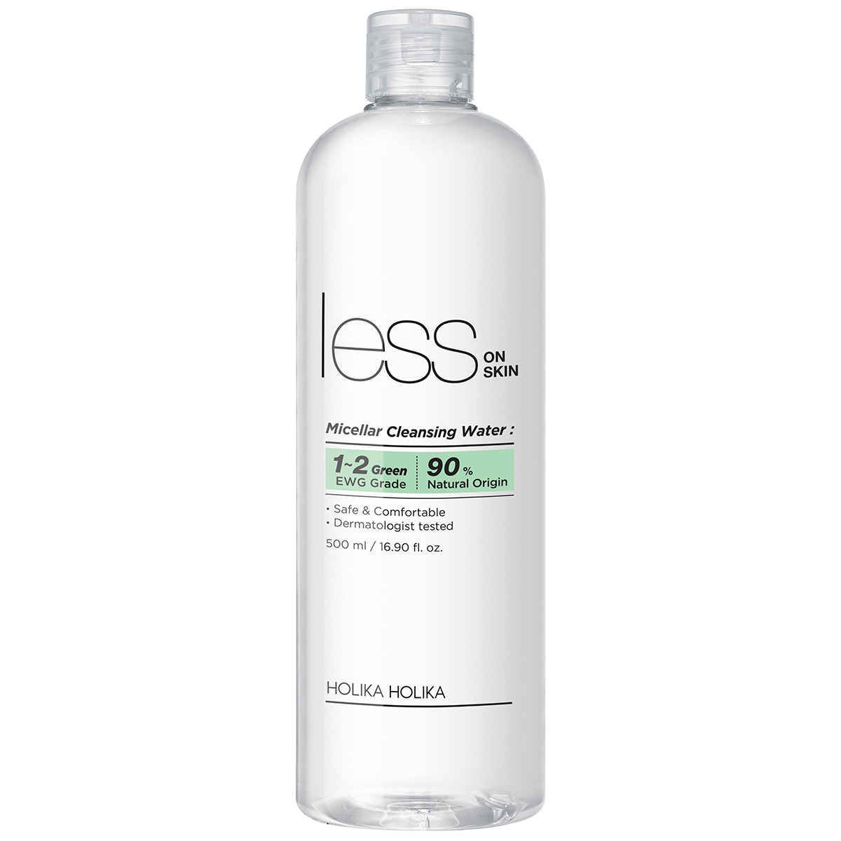 Less On Skin Micellar Cleansing Water, 500 ml Holika Holika K-Beauty