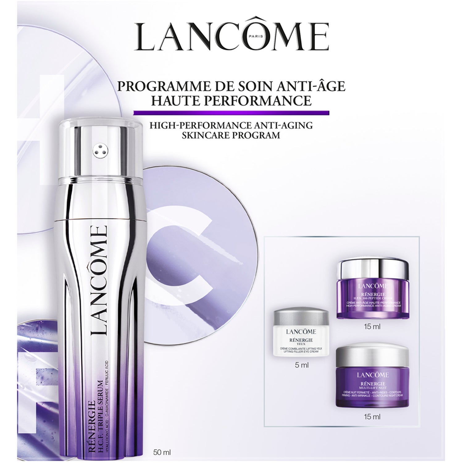 Lancôme Rénergie H.C.F. Triple Serum Set