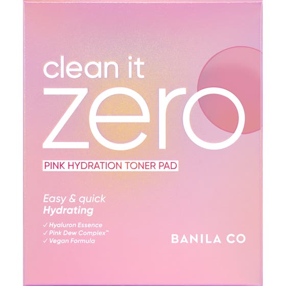 Clean It Zero Pink Hydration Toner Pad
