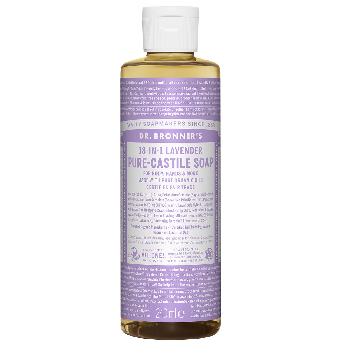 Dr-Bronner's Magic Soaps Lavender 240 ml