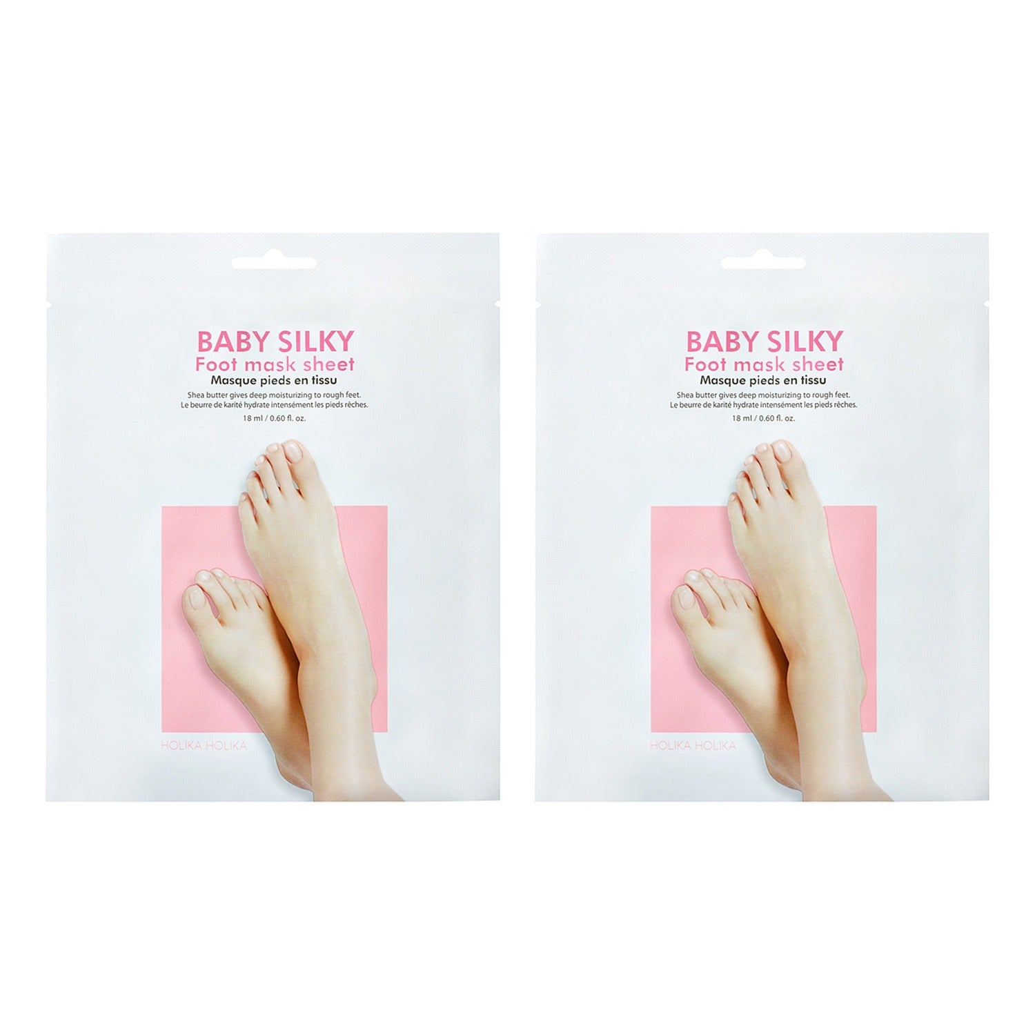 Holika Holika Holika Holika Baby Silky Foot Sheet Mask Duo parfym