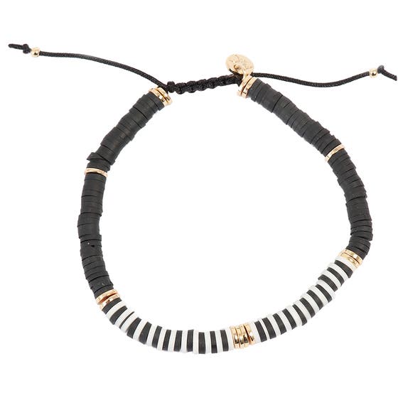 Heishi Delight Bracelet Black Gold