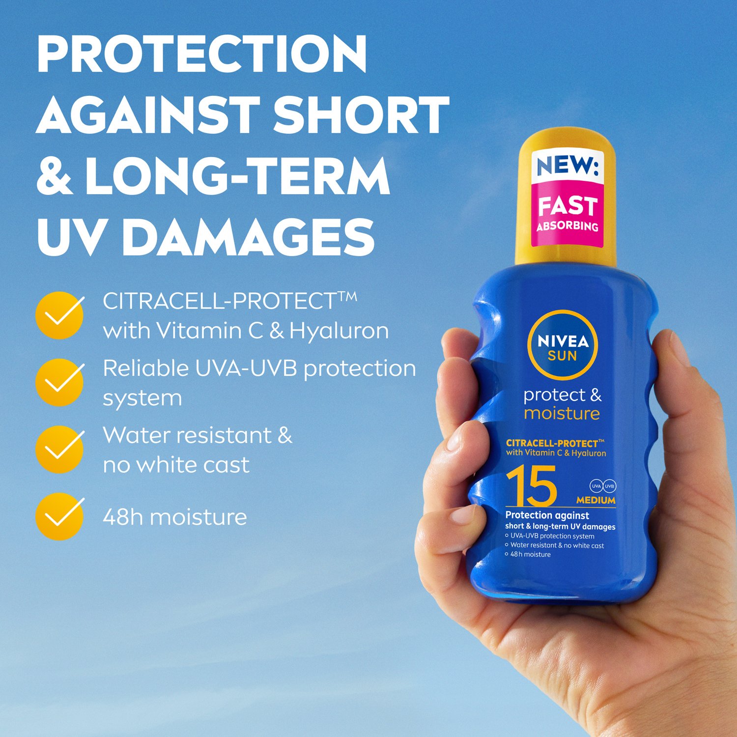 Protect & Moisture Sun Spray SPF15