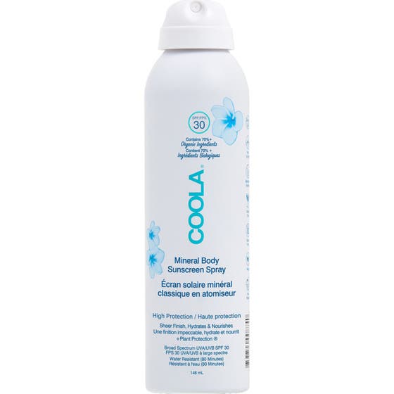 Mineral Body Spray Fragrance Free SPF 30
