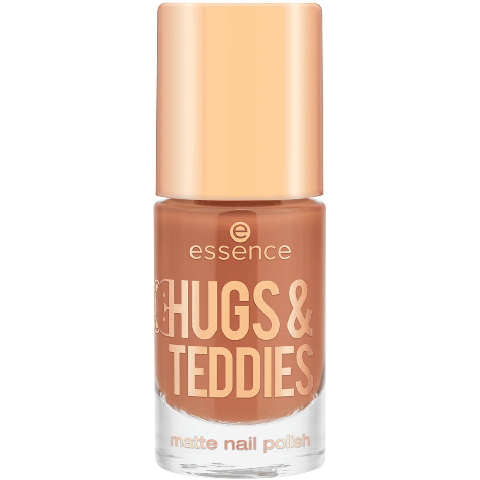 HUGS&TEDDIES Matte Nail Polish, 8 ml essence Beige & Brun