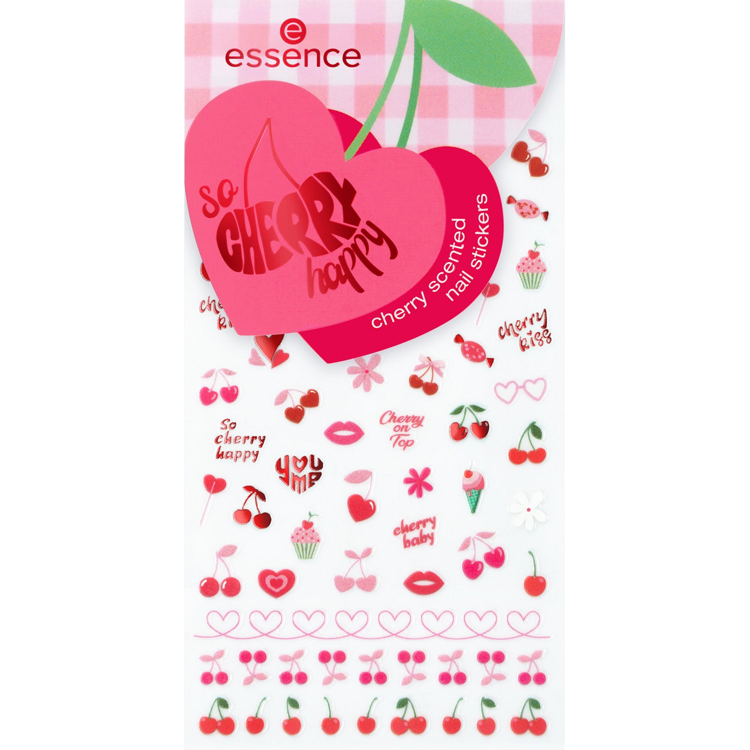essence So Cherry Happy Cherry Scented Nail Stickers 1 - 78 pcs