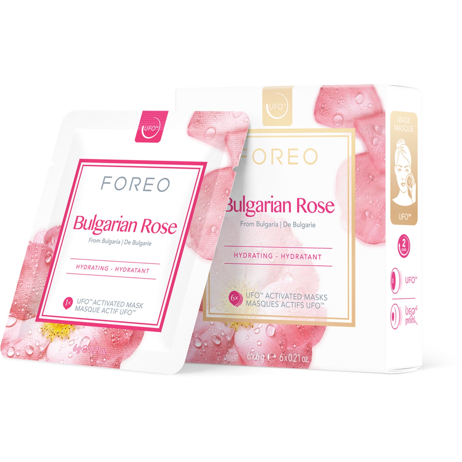 FOREO UFO Mask Natural Collection Bulgarian Rose - g 36