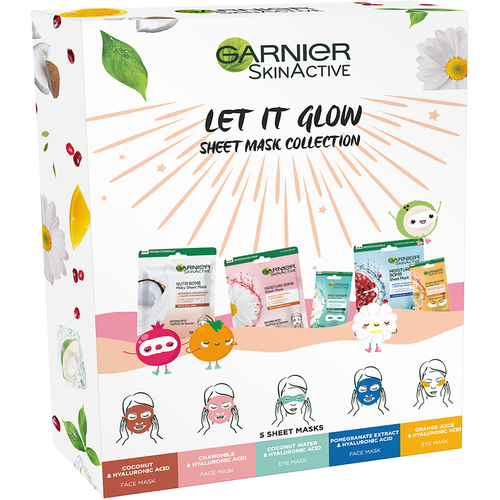 Garnier Let It Glow Tissue Mask Collection