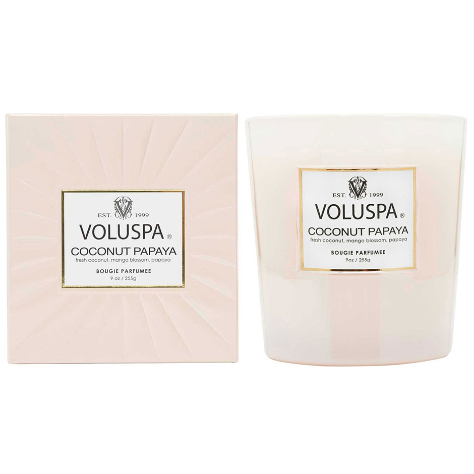 Boxed Candle Coconut Papaya, 255 g Voluspa Doftljus