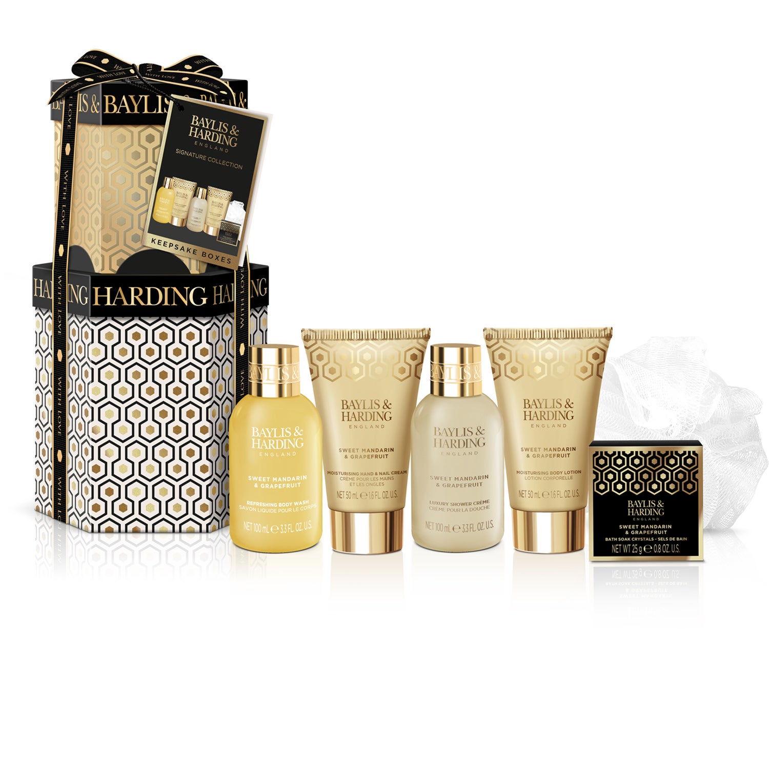 Baylis & Harding Sweet Mandarin & Grapefruit Mini Stack Gift Set 375 ml