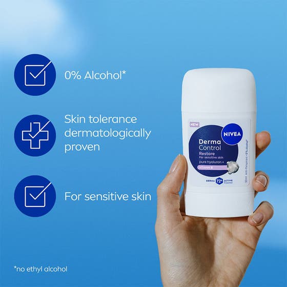 Antiperspirant Deo Stick Derma Control Restore Sensitive