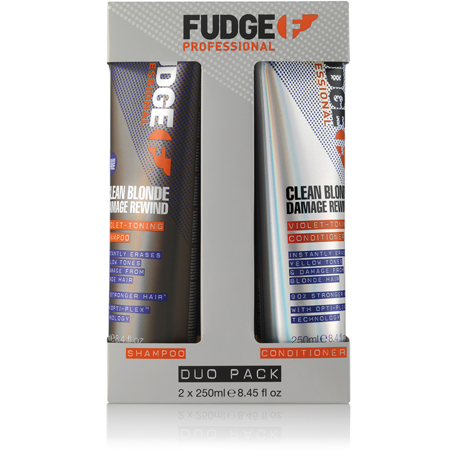 Clean Blonde Damage Rewind Violet Duo,  Fudge Schampo