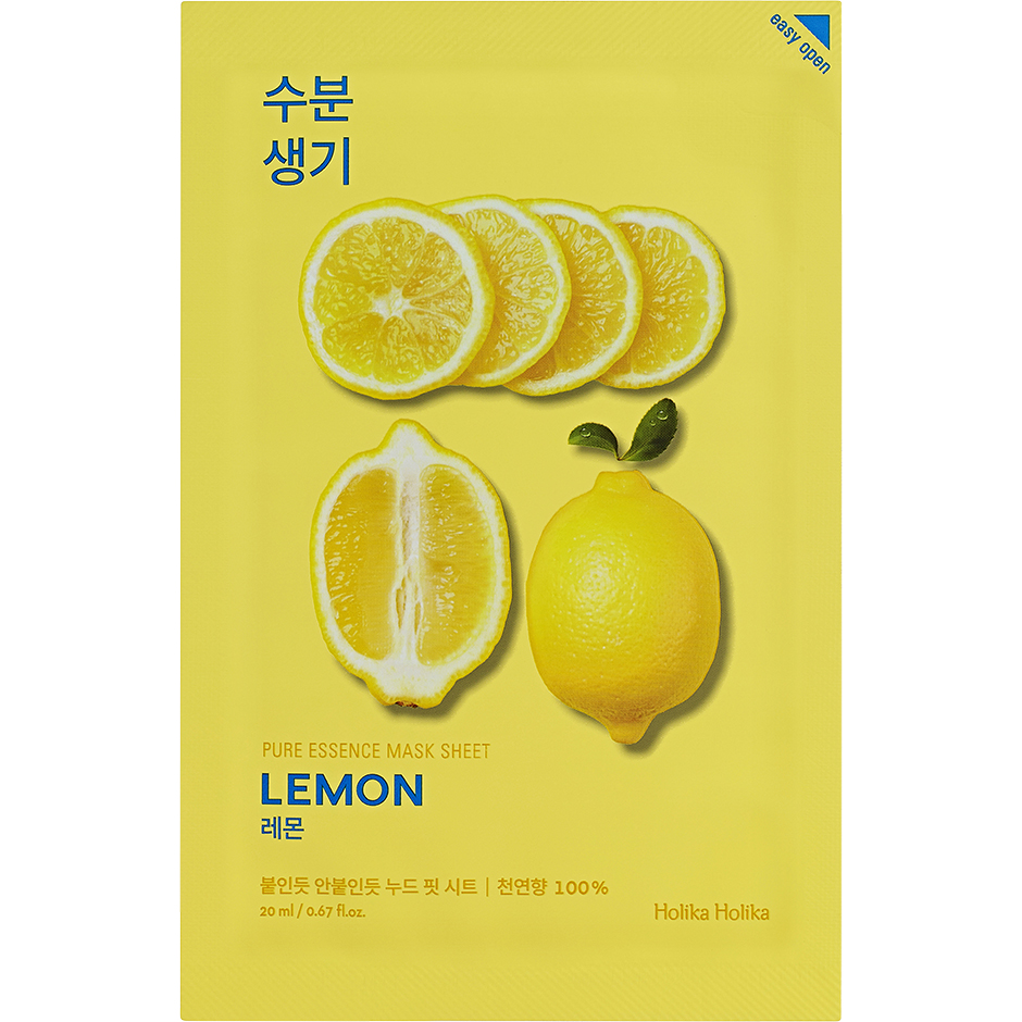 Holika Holika Pure Essence Mask Sheet - Lemon, Holika Holika K-Beauty