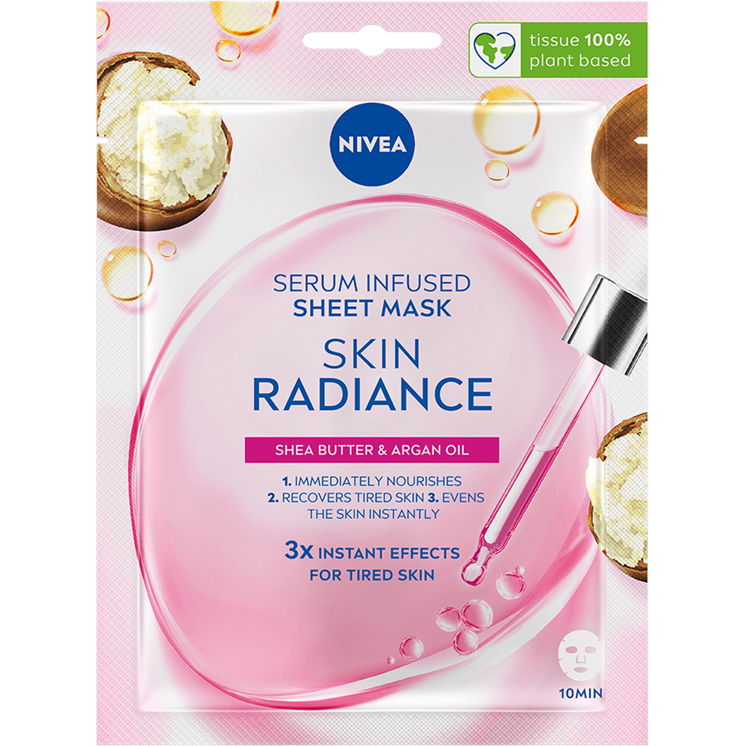 Urban Skin Radiance Sheet Mask, Nivea Sheet Masks