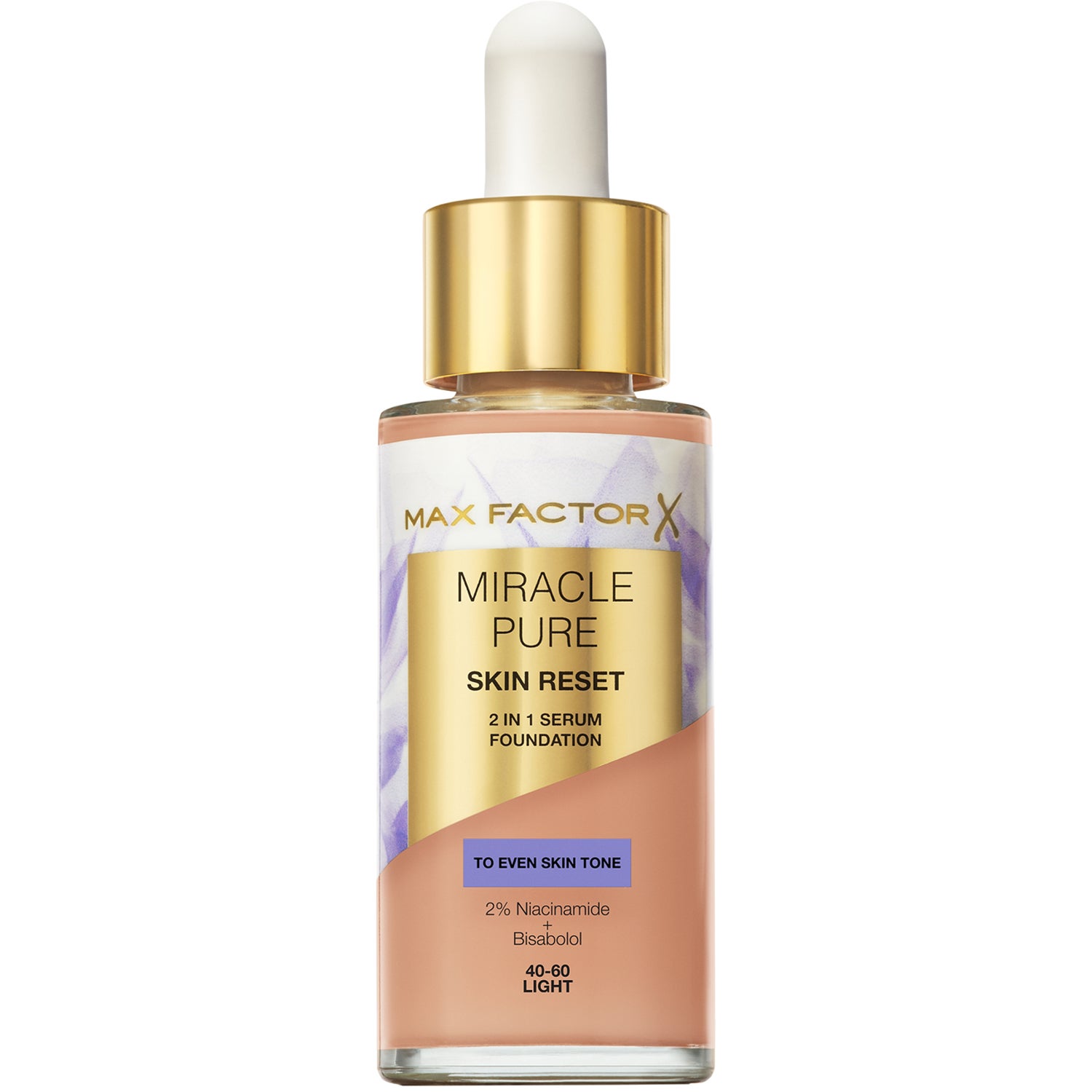 Max Factor Miracle Pure 2In1 Skin Reset Serum Foundation 03 Light - 30 ml