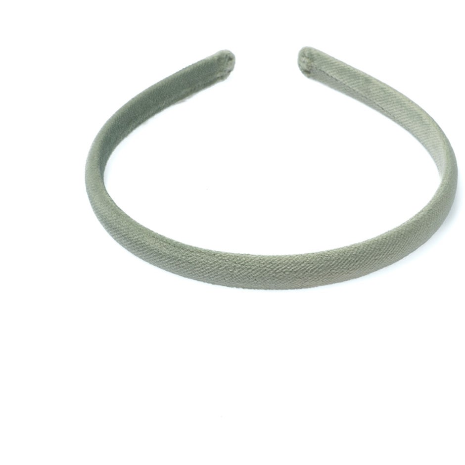 Dark Velvet Hair Band Thin Aqua pcs 1