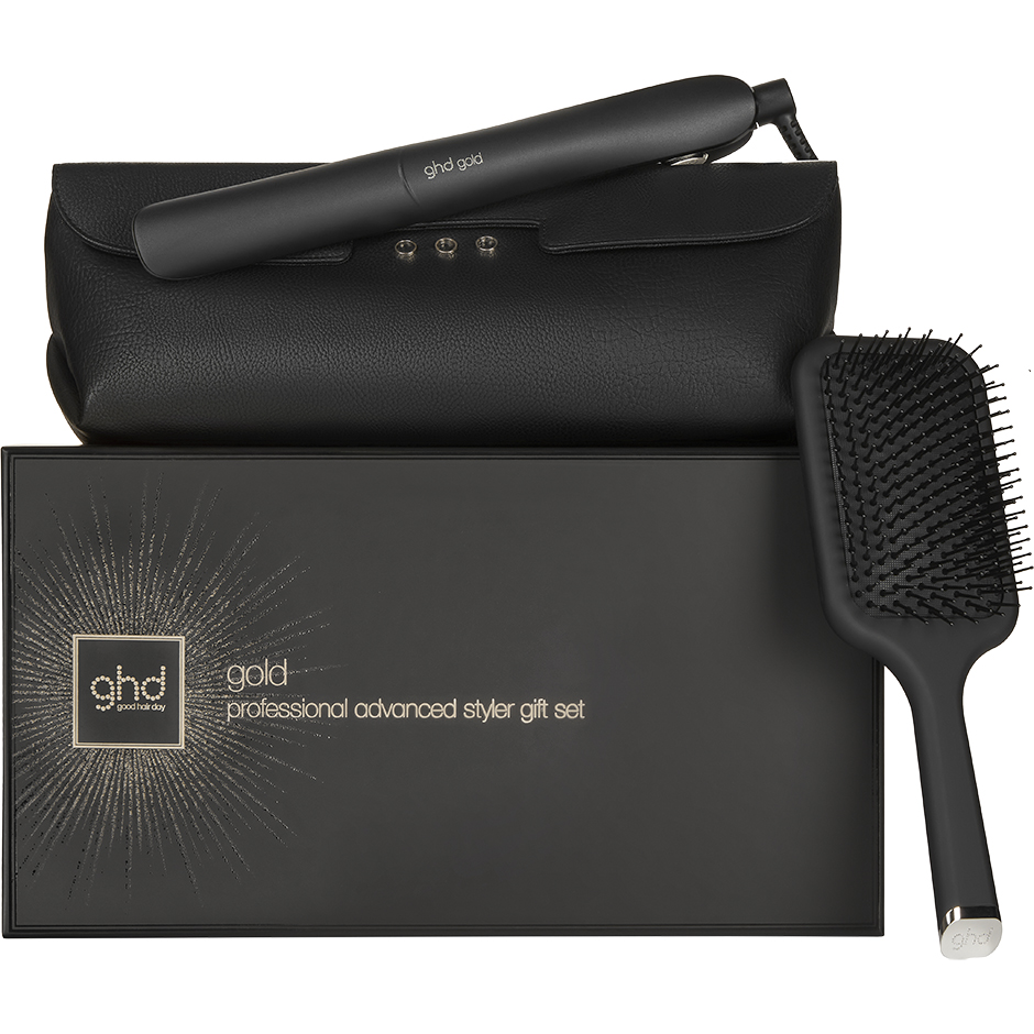 Gold® Styler, Bag & Brush Gift Set, ghd Plattång