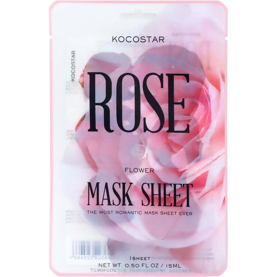 Flower Mask Sheet Rose (6 flowers), 24 g Kocostar Sheet Masks