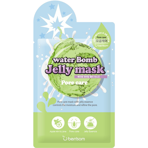 Berrisom Water Bomb Jelly Mask, Pore Care