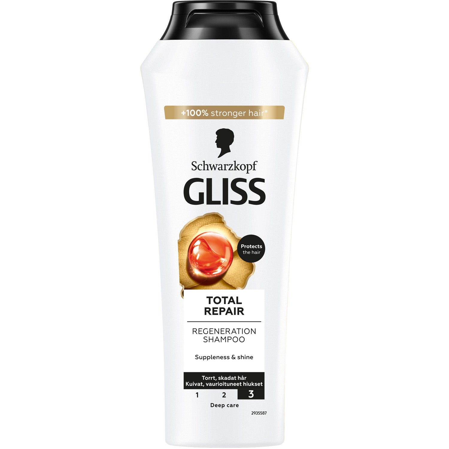 Schwarzkopf Schwarzkopf Gliss Regeneration Shampoo Total Repair for Dry Hair & Damaged Hair - 250 ml parfym