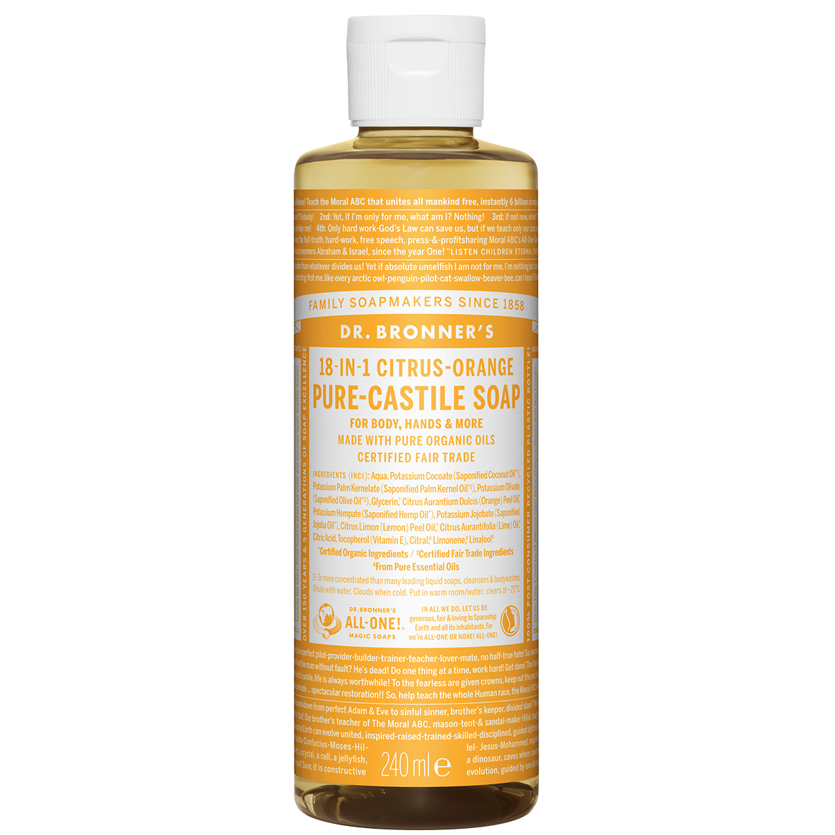 Magic Soaps Citrus-Orange, 240 ml Dr. Bronner's Bad- & Duschcreme