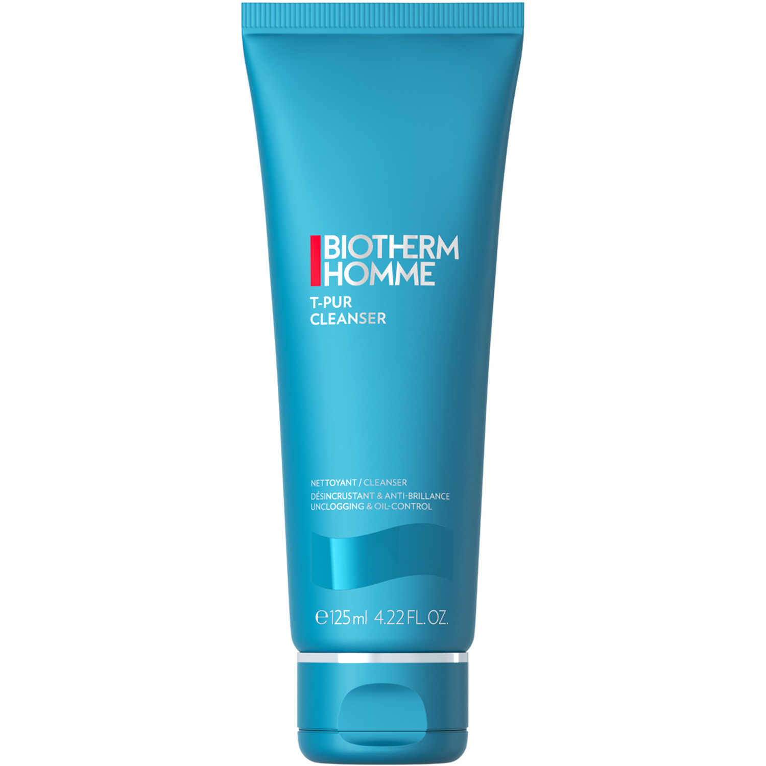 Biotherm Homme T-Pur Anti Oil & Wet Purifying Cleanser, 125 ml Biotherm Homme Ansiktsrengöring för män