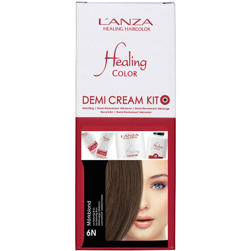L'ANZA Healing Color Demi Cream Kit, 6N Mörkblond