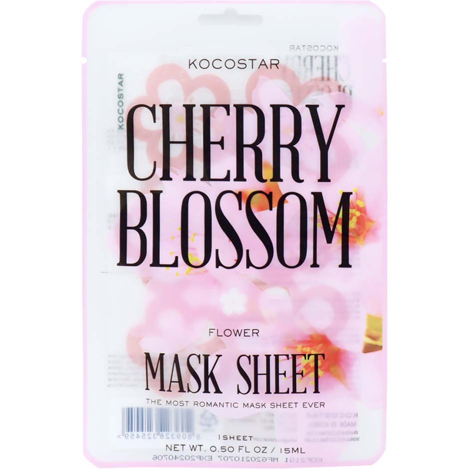 Flower Mask Sheet Cherry Blossom (6 flowers), 24 g Kocostar Sheet Masks