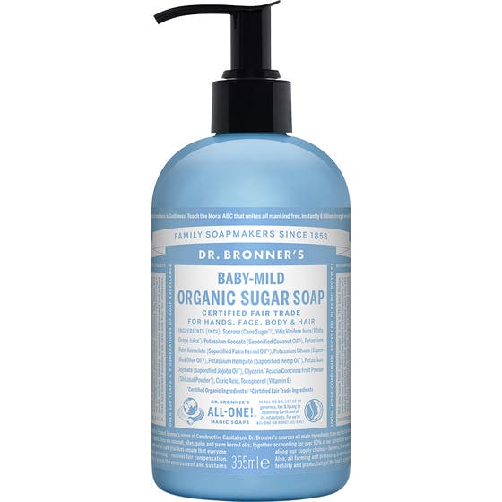 Dr. Bronner's Organic Sugar Soap Baby Bild Unscented
