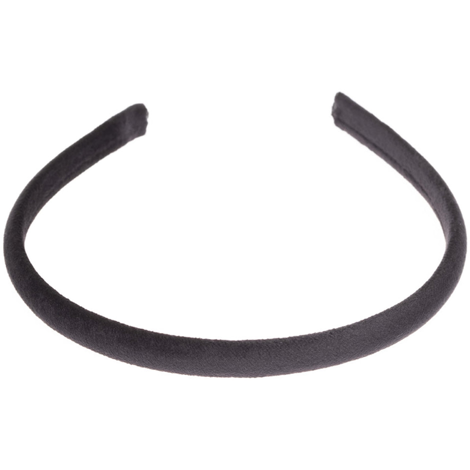 Dark Velvet Hair Band Thin Black pcs 1