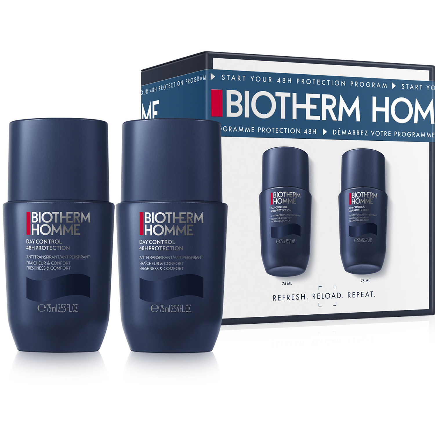Biotherm Day Control Roll-on Duo Set 2025 2x75 ml Deo 150 ml
