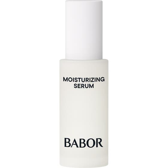 Babor Skinovage Moisturizing Serum 30 ml återfuktande ansiktsserum i stilren frostad flaska med vitt lock