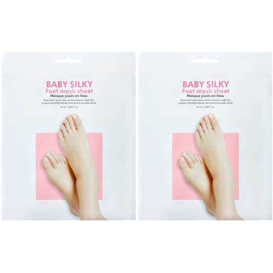 Baby Silky Foot Sheet Mask Duo