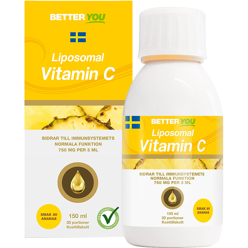 Liposomal Vitamin C Ananas, 150 ml Better You Kosttillskott