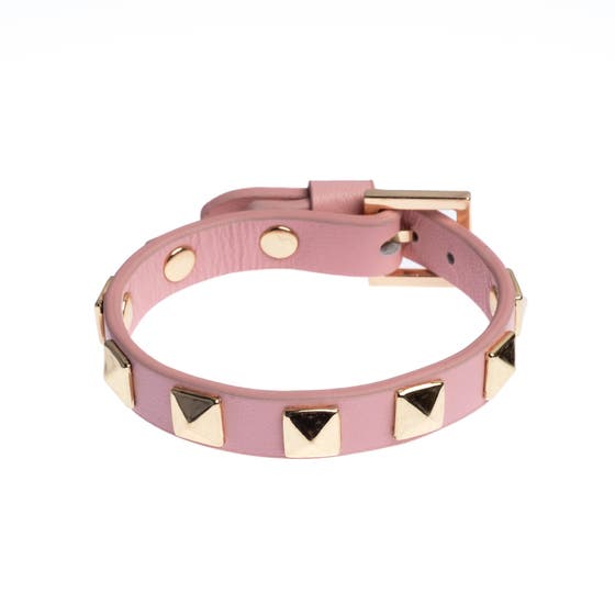 Leather Stud Bracelet
