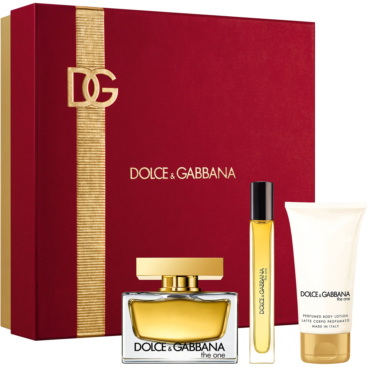 Dolce & Gabbana Gift Set The One 75 ml + Body Lotion 50 ml + Travel Spray 10 ml Gift box