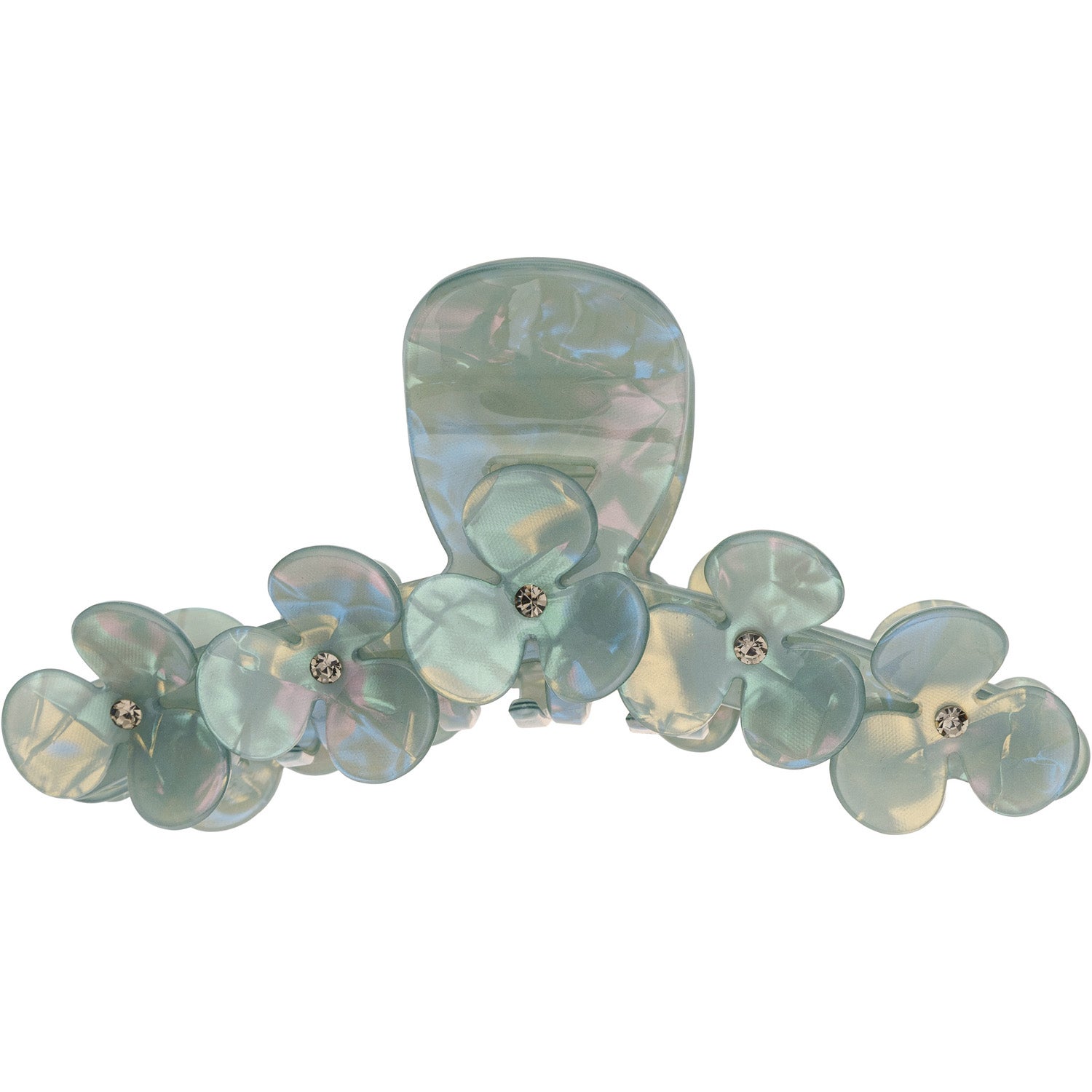 Dark Dark Flower Hair Claw X Large Milieu Green W/Army - 1 pcs parfym