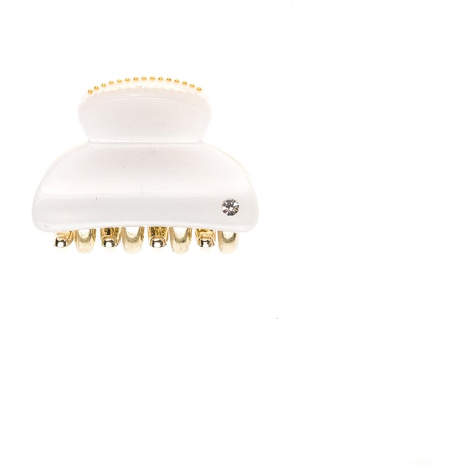 Dark Hair Claw Small White pcs 1