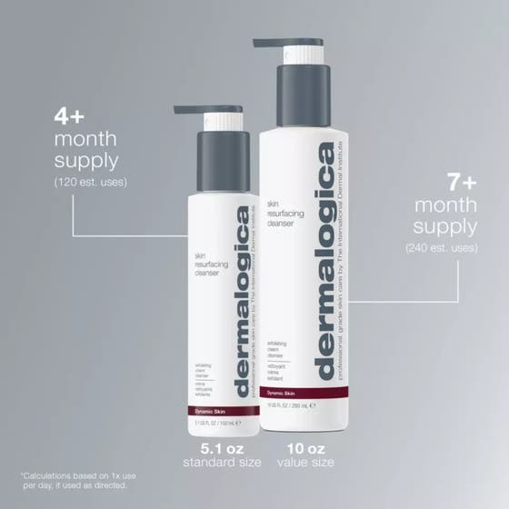 Dermalogica AGE smart Skin Resurfacing Cleanser 150 ml exfolierande rengöring som appliceras på mogen hy